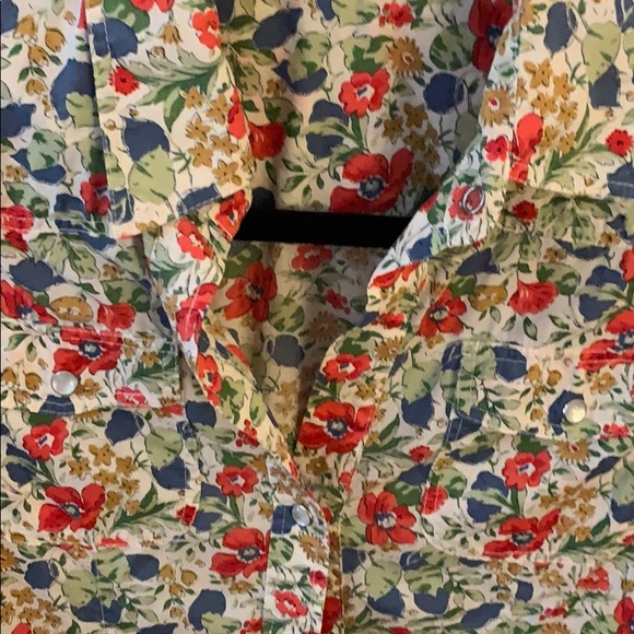 Theory floral blouse - Picture 3 of 4
